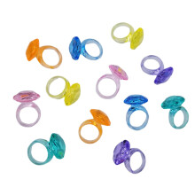 74St Kinder Bunter Ring Spielset Für Kinder - Bunte Spielzeugringe Mit Acryl Kranmaschine, 74 Teile