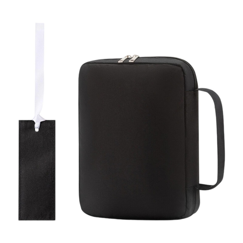 Bible Cover with Handle, Multi-Functional Book Carrying Case, Travel Study Bible Holder, Durable Fabric, Fits Standard Size Bibles-image-OPC-PK2NBXY-NEW