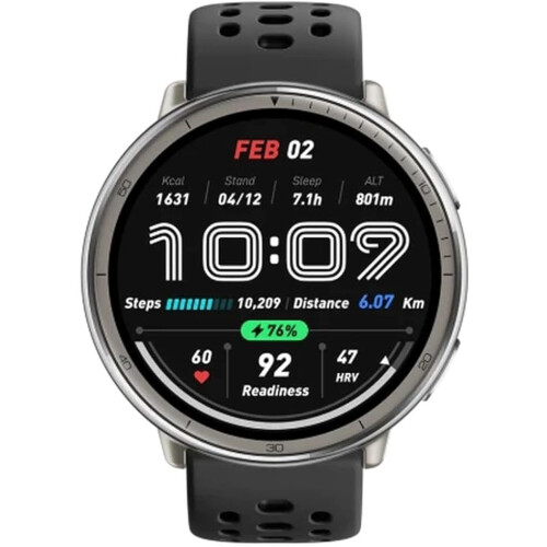 Amazfit Amazfit Active 2 Schwarz Sport Silikon
