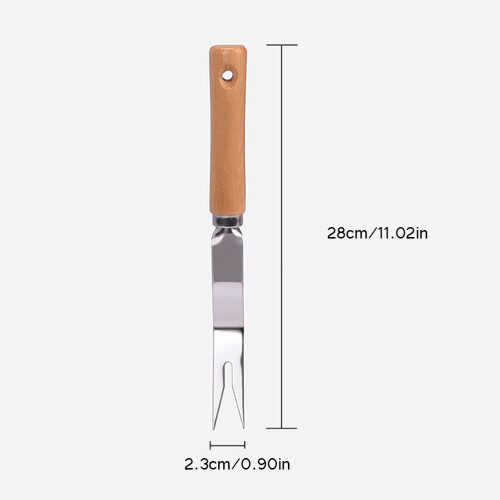 Hand Weeding Fork Manual Weed Extractor Stainless 2