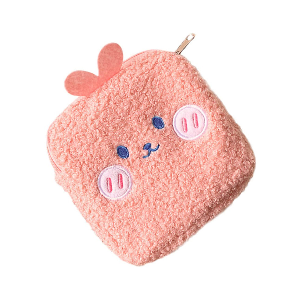 Cartoon Storage Bag for Sanitary Pads, Compact Durable Toiletry Bag for School, Office, Travel, Waterproof Material