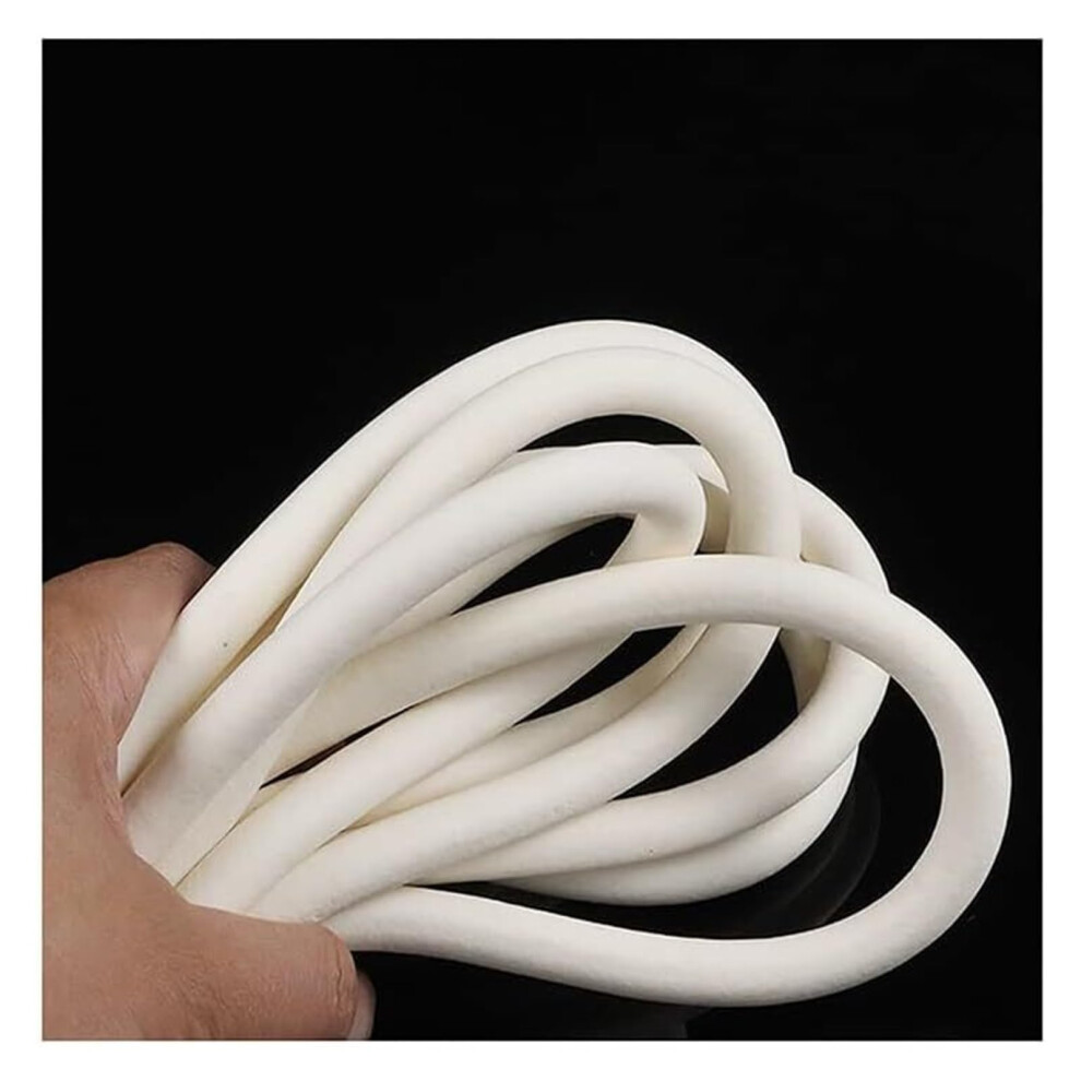 Silikonschwammschnur 1M - Silikon Schaumstoffschnur 2.5Mm Runde Dichtung Streifen Weiã, Silicrubber Kabelschutz 6447073076695