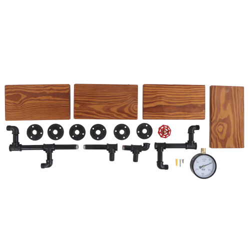 Shelf Retro Style Industrial Pipe Shelving Home 1