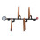 Shelf Retro Style Industrial Pipe Shelving Home 7