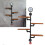 Shelf Retro Style Industrial Pipe Shelving Home 11