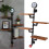 Shelf Retro Style Industrial Pipe Shelving Home 12
