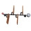 Shelf Retro Style Industrial Pipe Shelving Home 8
