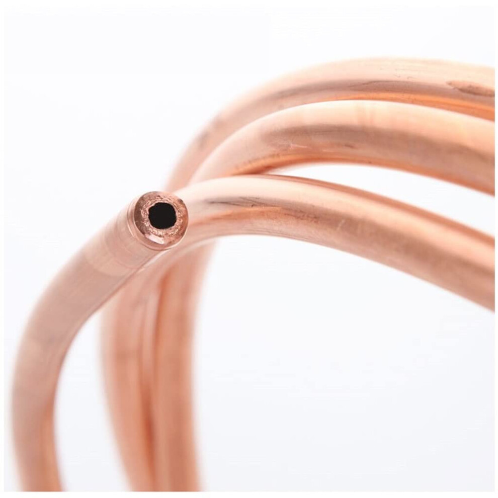 Premium Copper Tubing, 3 Meter Coil, 4Mm Outer Diameter, Soft Copper Refrigeration Pipe For Air Conditioning Systems 6447073077203