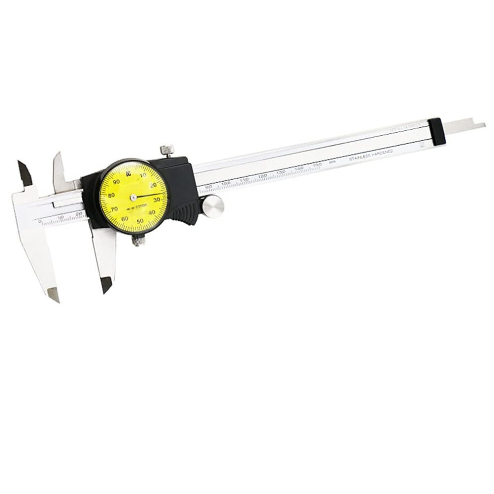 150 Mm Dial Caliper Metric Measuring Tool Shockproof 0.01 Mm Precision Gauge Stainless Steel Measuring Device 6482260067094