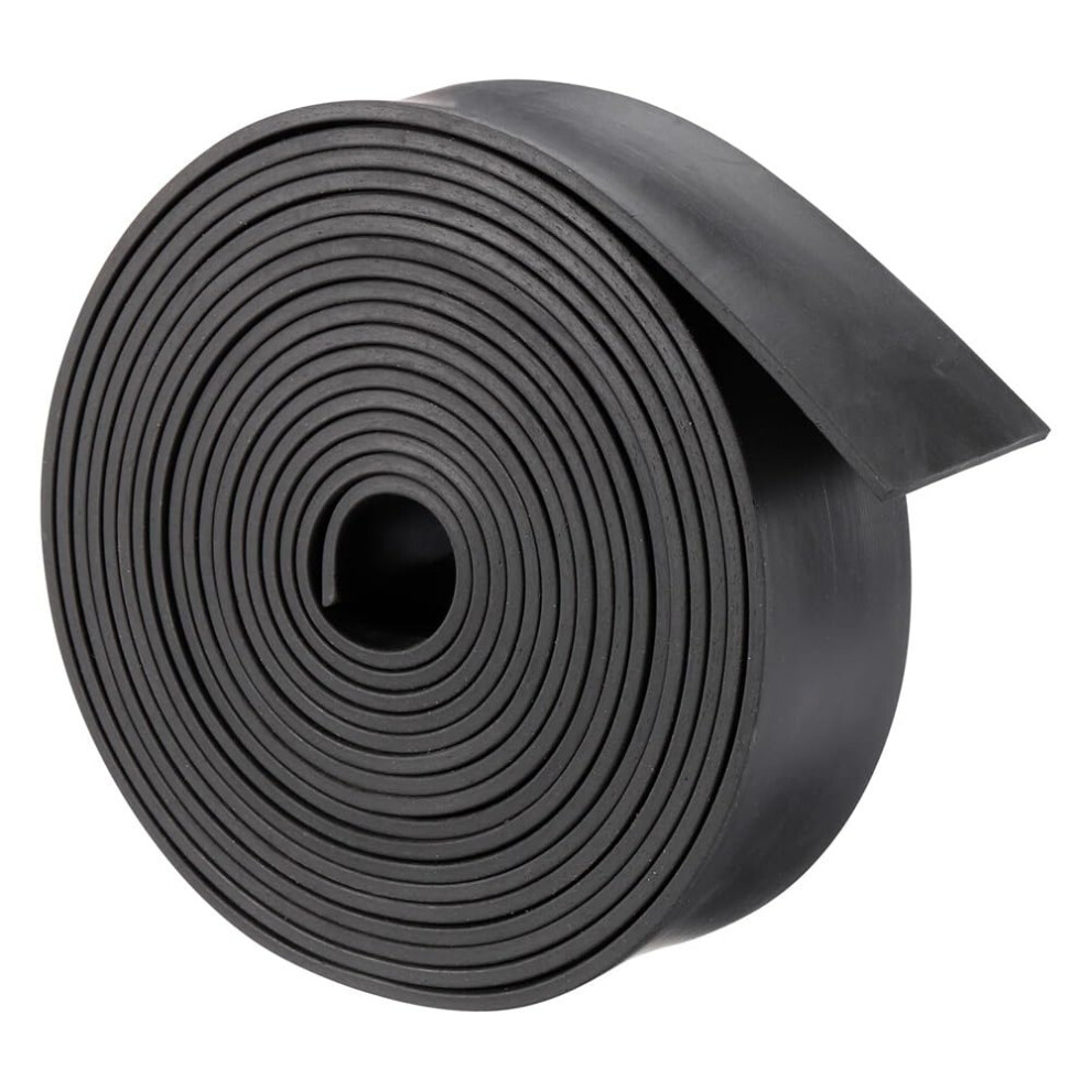 4M Solid Rubber Strip Neoprene Sheet Roll 10-60Mm Anti-Collision Wear-Resistant Vibration Mat 4000Mmx20mmx5mm Black 6482260067261