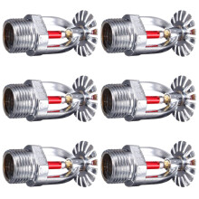 Hanging Sprinkler Heads 1/2" NPT Automatic Fire Suppression System 68C with Wrench for Commercial Residential Use 6 Pack