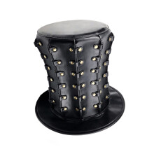 Punk Style Hat for Kids - Black Top Hat Costume for Children Halloween Parties, Jazz Cap for Boys and Girls