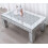 Comfy Living Rectangular Diamond Mirrored Crystal Coffee Table 2