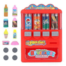 (rood)Kinderautomaat, drankautomaat, speelgoed, muntautomaat, leuk speelhuis
