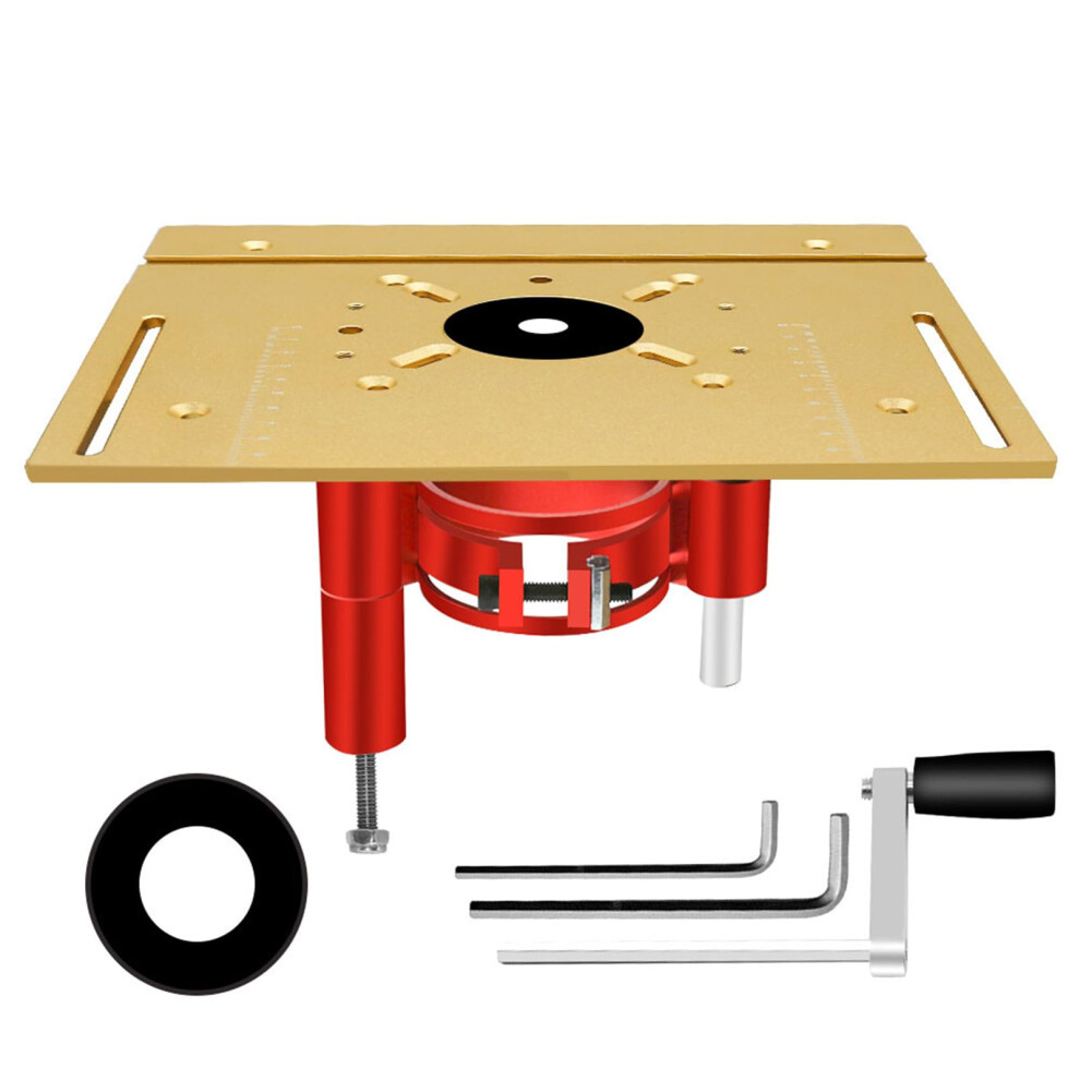 Improved Router Lift Systems For 63.8-65Mm Diameter Motors With Aluminum Alloy Plate And Accessories Gold2 6038364704924