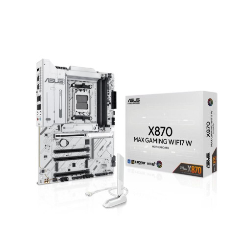 ASUS X870 MAX GAMING WIFI7 White Motherboard
