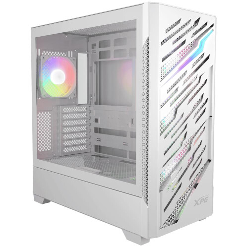 PC Behuizing - ADATA - Starker Air BTF - Wit - E-ATX - Gehard glas - RGB LED
