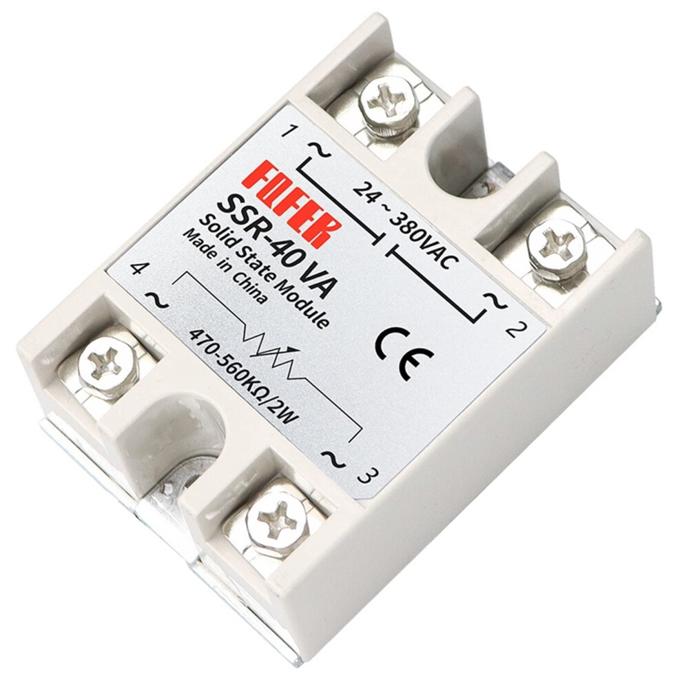 Ssr Relay 10A 25A 40A Solid State Relay 24-380Vac Output Relay Controller For Electrical Applications 6482260069258