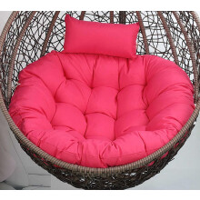 Egg Gartenstuhlkissen Washable Hammock Pads for Indoor Outdoor Swing Chairs Comfortable Cushions with Removable Cover
