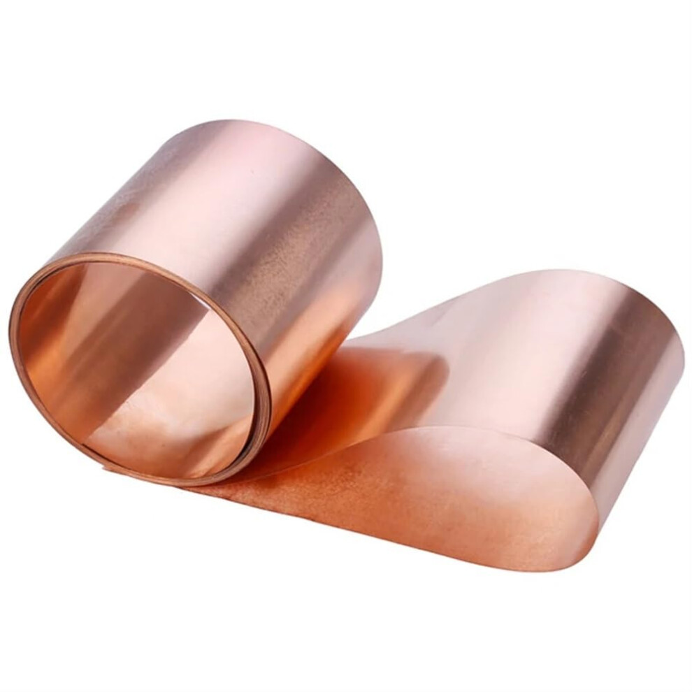 T2 Copper Belt 1M, Pure Red Copper Ultra Thin Foil 0.8Mm Thick Plate 80Mm Wide Grounding Conductive Heat Sink 6947110570273