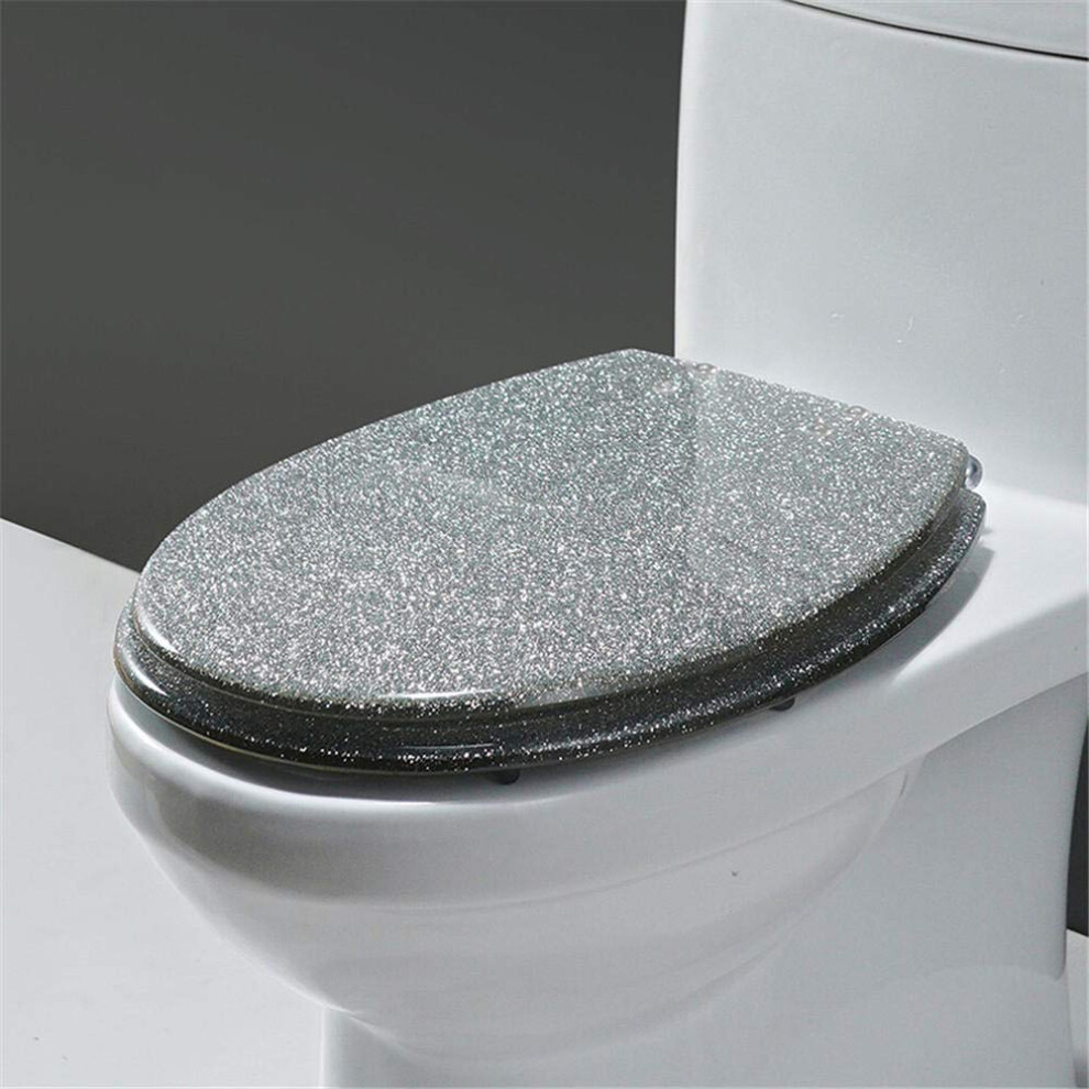 Soft Close Toilet Seat Quick Release Non-Slip Urea Formaldehyde Resin Adjustable Stainless Steel Hinges Universal Fit 6482260070650