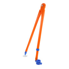 Plastic Compass for School Supplies - Geometry Mathematics Drawing Tool, Orange ABS, Teacher Demonstration Accessory