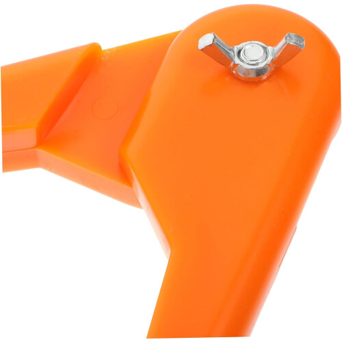Plastic Compass for School Supplies - Geometry Mathematics Drawing Tool, Orange ABS, Teacher Demonstration Accessory 1