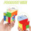 Magic Cube 3x3x3 + 2x2x2, Coloured Cube Magical Cube, Magic Cube for Beginners and Advanced Users 3