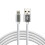 everActive cable USB Lightning 1m - White, silicone, quick charge, 2,4A - CBS-1IW 1