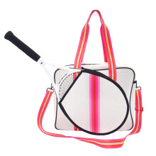 Tennis Bags for Women Neoprene Pickleball Racket Carry Bag with Removable Shoulder Strap H8 15-Inch Size