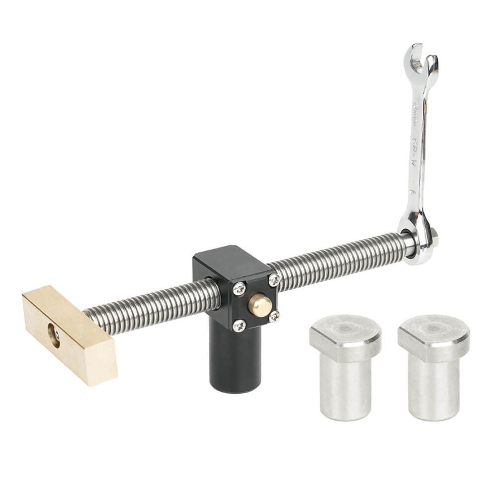 Woodworking Desktop Clip Clamp Brass Light Vice For 19/20 Mm Dog Hole Carpentry Workbench Tools 6482260071862