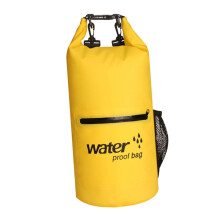 Waterproof PVC Anchor Buoy Multifunctional Net Fabric Storage Bag for Kayaking Boating Rafting Camping Yellow