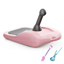 Portable Ski Sled for Kids and Adults, 12 cm Thick Cushion, 100 kg Capacity, Lightweight 1.4 kg, Ideal for Winter Fun Rose