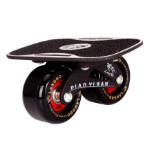 Skateboard Slide Board for Skimming, Drift Board with Bicycle Chain Tensioner, Durable Skimboard Sliding Plate