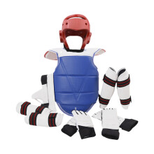 Karate And Taekwondo Gear, Complete Red Protective Set for Martial Artists, Size M, Durable Material