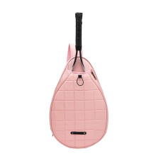Tennis Racket Bags Large Capacity One Shoulder Bag for Tennis Accessories Unisex Design in Pink Color
