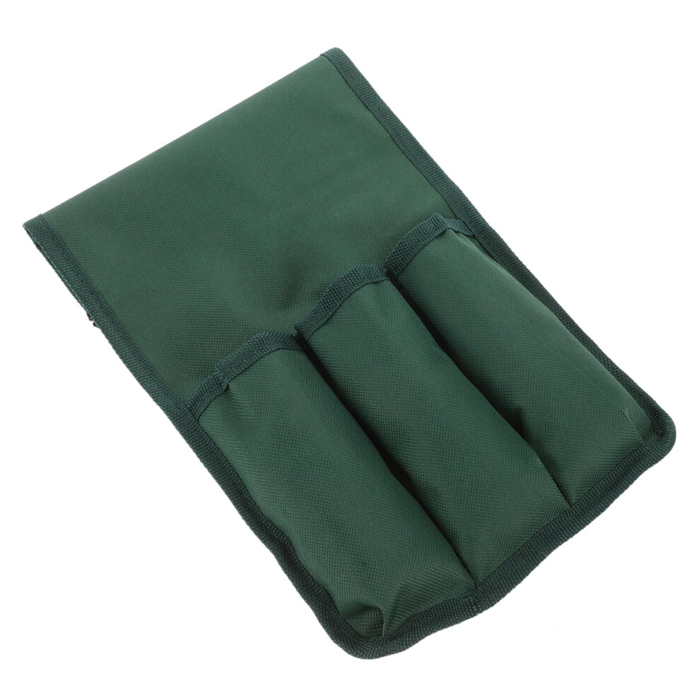 Portable Kneeling Tool Bag Weatherproof Garden Organizer With Oxford Fabric Green Garden Tool Pouch And Knee Pads 6482260074009