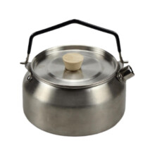 Camping Kettle Water Jug Lightweight Compact Teapot for Outdoor Climbing and Backpacking, Portable Stainless Steel Design
