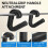 Neutral Grip Pull-Up Bar Handle, Adjustable Resistance Band Grip, Multi-Functional Angled Grip for Barbell Exercises, 90 Degree Design 3