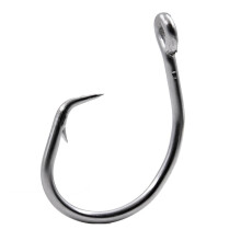 Saltwater Fishing Circle Hooks 25-100 Pieces, Stainless Steel Inline Welsh Hooks for Shark, Swordfish, Tuna, Size 15-0 Gap 31.6mm