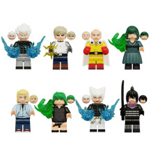 8pcs Fist Man Saitama Banggu Jenos Dragon Roll Sonic Minifigures Kids Toys Gifts