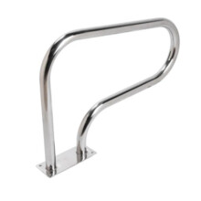 304 Stainless Steel Handrail for Pools, Silver Pool Railing 775x570 mm, Handrail for Inclined Positions