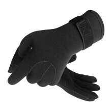 5 mm Neoprene Diving Gloves for Snorkeling Paddling Surfing Kayaking Spearfishing and Skiing, Size L, Black