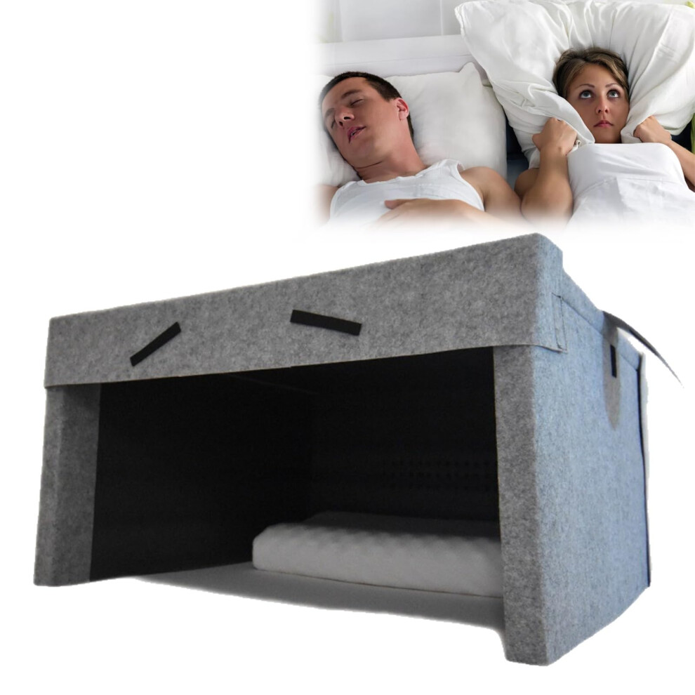 Soundproof Blackout Tent for Indoor Use, Sleep Cabin for Restful Sleep, Fits Twin to King Size Beds, Light and Noise Blocking-image-OPC-PK2QJ8Y-NEW