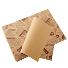 100 Sheets 28 x 38 cm Non-Stick Wax Paper for Food Greaseproof Sandwiches Cheese Butter Chips and Burgers