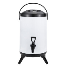 Urnenkessel Hot and Cold Water Dispenser 8L Stainless Steel Tea Thermos with Faucet for Catering Office Hotel Party