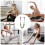 Yoga Stretch Straps, Leg Stretching Door Strap | Split Stretching Strap for Flexibility Training | Green Backbend Assistant 3