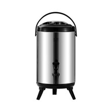 Hot Water Dispenser for Coffee 10L Stainless Steel Electric Kettle Black Ideal for Office Parties and Cafés