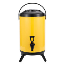 Urnenkessel Heiß- und Kaltwasserspender 10L Edelstahl mit Wasserhahn für Catering, Büro, Hotels und Partys