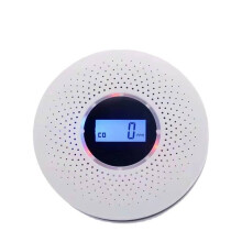 2-in-1 Rookmelder Koolmonoxidemelder Apparaat LCD-display Thuis kantoor